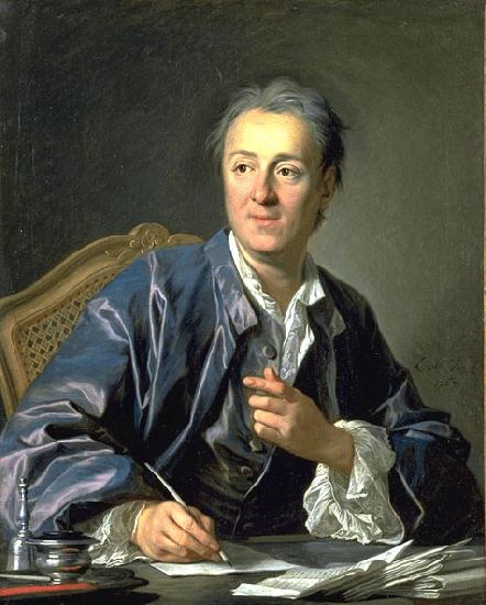  Portrait of Denis Diderot